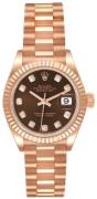 Rolex Damklocka 279175-0016 Lady-Datejust 28 Brun/18 karat roséguld