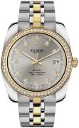 Tudor 21023-0006 Classic Date Silverfärgad/Gulguldtonat stål Ø38 mm