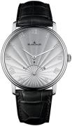 Blancpain Herrklocka 6653-1542-55B Villeret Silverfärgad/Läder Ø40