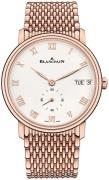 Blancpain Herrklocka 6652-3642-MMB Villeret Vit/18 karat roséguld