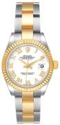 Rolex Damklocka 279173-0024 Lady-Datejust 28 Vit/18 karat gult guld