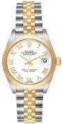 Rolex Damklocka 279163-0023 Lady-Datejust 28 Vit/18 karat gult guld