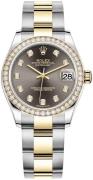 Rolex Damklocka 278383RBR-0021 Datejust 31 Grå/18 karat gult guld