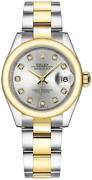 Rolex Damklocka 279163-0008 Lady-Datejust 28 Silverfärgad/18 karat