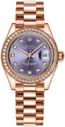 Rolex Damklocka 279135RBR-0020 Lady-Datejust 28 Lila/18 karat