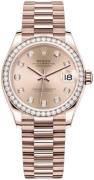 Rolex Damklocka 278285RBR-0025 Datejust 31 Roséguldstonad/18 karat