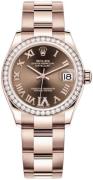 Rolex Damklocka 278285RBR-0015 Datejust 31 Brun/18 karat roséguld