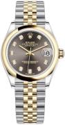 Rolex Damklocka 278243-0022 Datejust 31 Grå/18 karat gult guld Ø31