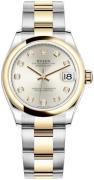 Rolex Damklocka 278243-0019 Datejust 31 Silverfärgad/18 karat gult