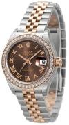 Rolex Damklocka 279381RBR-0009 Lady-Datejust 28 Brun/18 karat