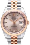 Rolex Herrklocka 126301-0008 Datejust 41 Roséguldstonad/18 karat