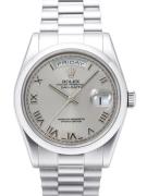 Rolex Herrklocka 118206-0033 Day-Date 36 Silverfärgad/Platina Ø36 mm