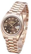 Rolex Damklocka 279175-0002 Lady-Datejust 28 Brun/18 karat roséguld