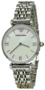 Emporio Armani Damklocka AR1682 Dress Vit/Stål Ø32 mm