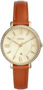 Fossil Jacqueline Damklocka ES4293 Beige/Läder Ø36 mm