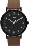 Timex 99999 Herrklocka TW2U67400 Svart/Läder Ø41 mm