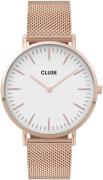 Cluse 99999 Damklocka CW0101201001 Vit/Roséguldstonat stål Ø38 mm