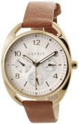 Esprit 99999 Damklocka ES108172002 Silverfärgad/Läder Ø37 mm