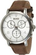 Hugo Boss 99999 Herrklocka 1513690 Silverfärgad/Läder Ø42 mm