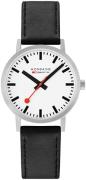 Mondaine Classic Herrklocka A660.30360.16SBB Vit/Läder Ø40 mm