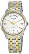 Tissot T-Classic Herrklocka T065.930.22.031.00 Vit/Gulguldtonat stål