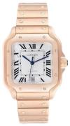 Cartier Santos De Cartier Herrklocka WGSA0007 Vit/18 karat roséguld