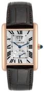 Cartier Tank Louis Herrklocka W1560003 Silverfärgad/Läder