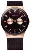 Bering Ceramic Herrklocka 32139-265 Brun/Stål Ø39 mm