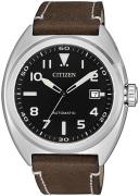 Citizen 99999 Herrklocka NJ0100-11E Svart/Läder Ø42 mm