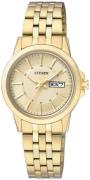 Citizen Elegance Damklocka EQ0603-59PE Gulguldstonad/Gulguldtonat