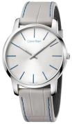 Calvin Klein City Herrklocka K2G211Q4 Silverfärgad/Läder Ø43 mm