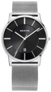 Bering Classic Herrklocka 13139-002 Svart/Stål Ø39 mm