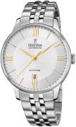 Festina Dress Herrklocka F20482-4 Silverfärgad/Stål Ø42 mm