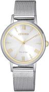 Citizen Eco Drive 180 Damklocka EM0574-85A Silverfärgad/Stål Ø30 mm