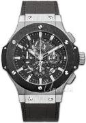 Hublot Big Bang Aero Bang Herrklocka 311.SM.1170.GR Svart/Läder