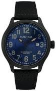 Nautica Analog Herrklocka NAI11515G Blå/Läder Ø44 mm