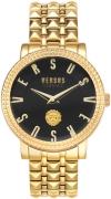 Versus by Versace Pigalle Damklocka VSPEU0519 Svart/Gulguldtonat