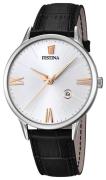 Festina 99999 Herrklocka F16824-2 Vit/Läder Ø41 mm