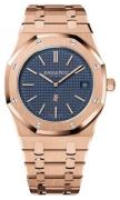 Audemars Piguet Royal Oak Herrklocka 15202OR.OO.1240OR.01 Blå/18