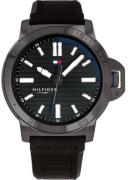 Tommy Hilfiger 99999 Herrklocka 1791587 Svart/Gummi Ø43 mm