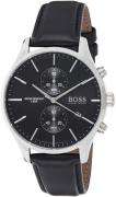 Hugo Boss Associate Herrklocka 1513803 Svart/Läder Ø42 mm