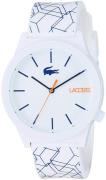 Lacoste 99999 Herrklocka 2010956 Vit/Gummi Ø42 mm