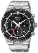 Pulsar Sport Herrklocka PZ5041X1 Svart/Stål Ø44 mm