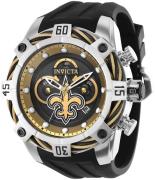 Invicta Nfl Herrklocka 35858 Svart/Gummi Ø52 mm