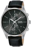 Pulsar 99999 Herrklocka PM3139X1 Svart/Läder Ø41 mm