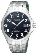 Pulsar Sport Herrklocka PS9093X1 Svart/Stål Ø40 mm