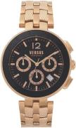 Versus by Versace Herrklocka VSP762618 Logo Svart/Roséguldstonat