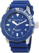 Nautica Herrklocka NAD09517G Nsr Blå/Gummi Ø44 mm