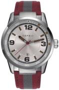 Esprit Herrklocka ES109441001 Dress Silverfärgad/Läder Ø45 mm