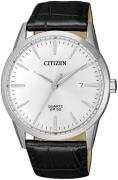 Citizen Herrklocka BI5000-10A Dress Silverfärgad/Läder Ø39 mm